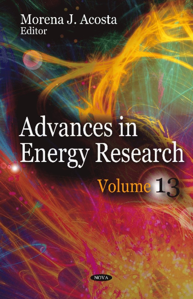 Morena J Acosta - Advances in Energy Research, Inbunden