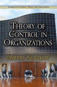 bokomslag Theory of Control in Organizations