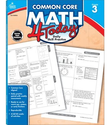 bokomslag Common Core Math 4 Today, Grade 3: Daily Skill Practice Volume 6