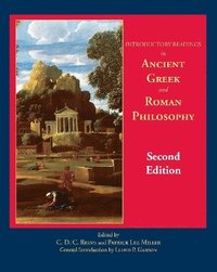 bokomslag Introductory Readings in Ancient Greek and Roman Philosophy