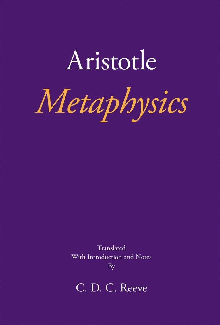 Aristotle - Metaphysics, Häftad