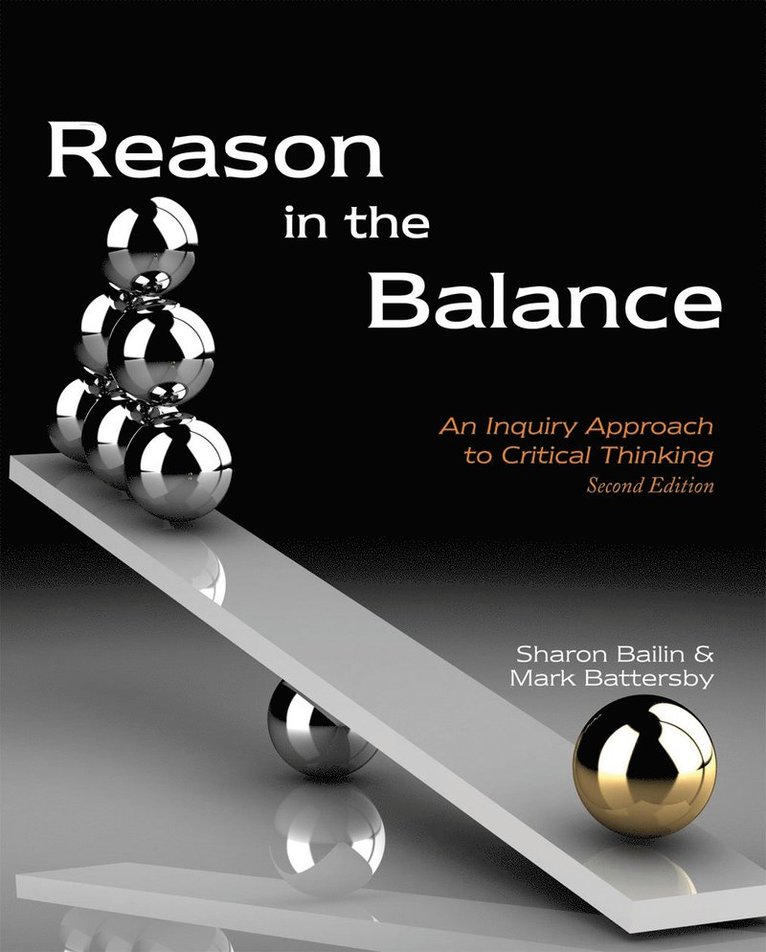 Sharon Bailin, Mark Battersby - Reason in the Balance, Häftad