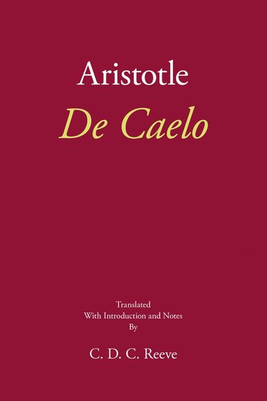 Aristotle - De Caelo, Häftad