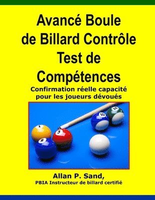 bokomslag Avance Boule de Billard Controle Test de Competences