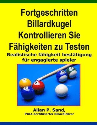 bokomslag Fortgeschritten Billardkugel Kontrollieren Sie Fahigkeiten zu Testen