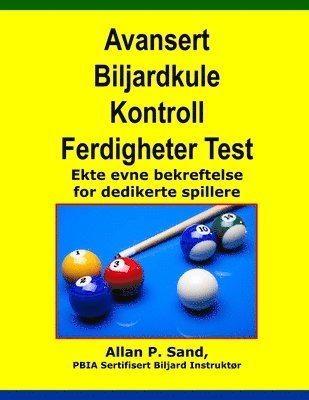 bokomslag Avansert Biljardkule Kontroll Ferdigheter Test