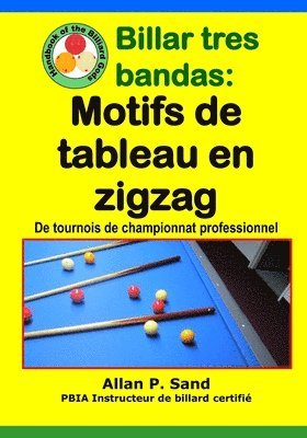 bokomslag Billar tres bandas - Motifs de tableau en zigzag