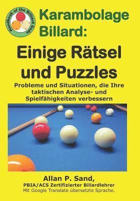 bokomslag Karambolage billard - Einige Rtsel und Puzzles