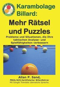 bokomslag Karambolage billard - Mehr Rätsel und Puzzles