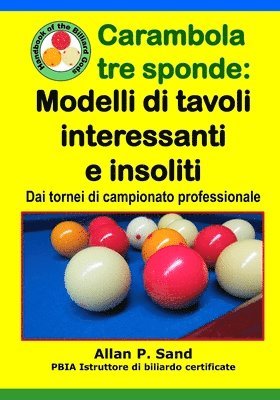 bokomslag Carambola tre sponde - Modelli di tavoli interessanti e insoliti