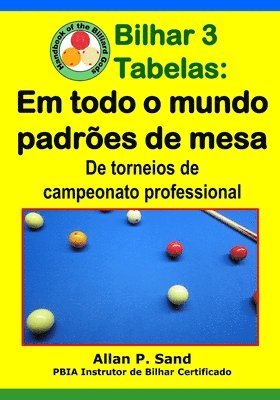 Bilhar 3 Tabelas - Em todo o mundo padres de mesa 1