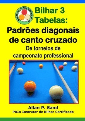 Bilhar 3 Tabelas - Padres diagonais de canto cruzado 1