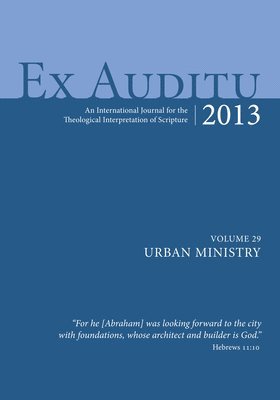 Ex Auditu - Volume 29 1