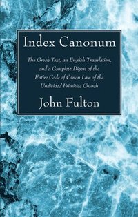 bokomslag Index Canonum