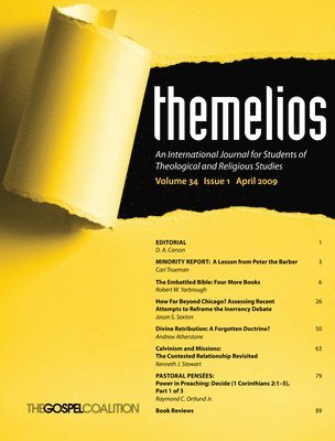 Themelios, Volume 34, Issue 1 1