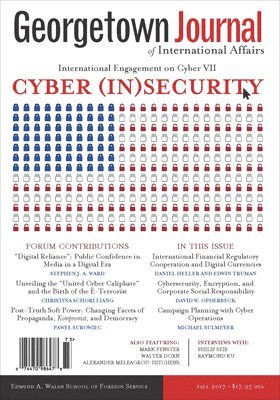 Tom Hoffecker, Harrison Goohs, Laura Pedersen - Georgetown Journal of International Affairs, Häftad