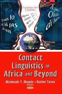 bokomslag Contact Linguistics in Africa & Beyond