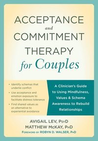 bokomslag Acceptance and Commitment Therapy for Couples