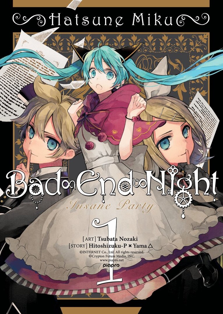 Hitoshizuku-P X Yama - Hatsune Miku: Bad End Night Vol. 1, Häftad