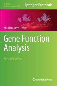 bokomslag Gene Function Analysis