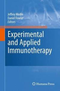 bokomslag Experimental and Applied Immunotherapy