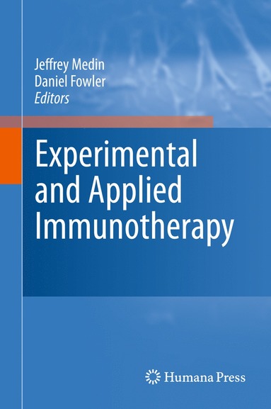 bokomslag Experimental and Applied Immunotherapy