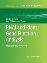 bokomslag RNAi and Plant Gene Function Analysis