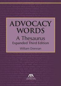 bokomslag Advocacy Words, a Thesaurus