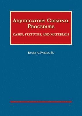 Adjudicatory Criminal Procedure