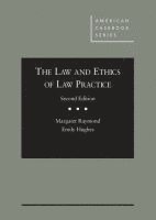 bokomslag The Law and Ethics of Law Practice