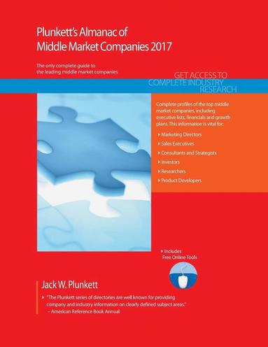 bokomslag Plunkett's Almanac of Middle Market Companies 2017