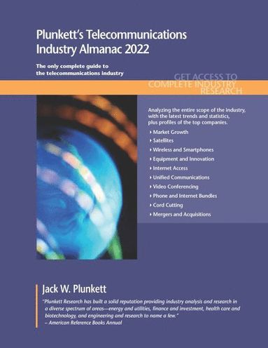 bokomslag Plunkett's Telecommunications Industry Almanac 2022