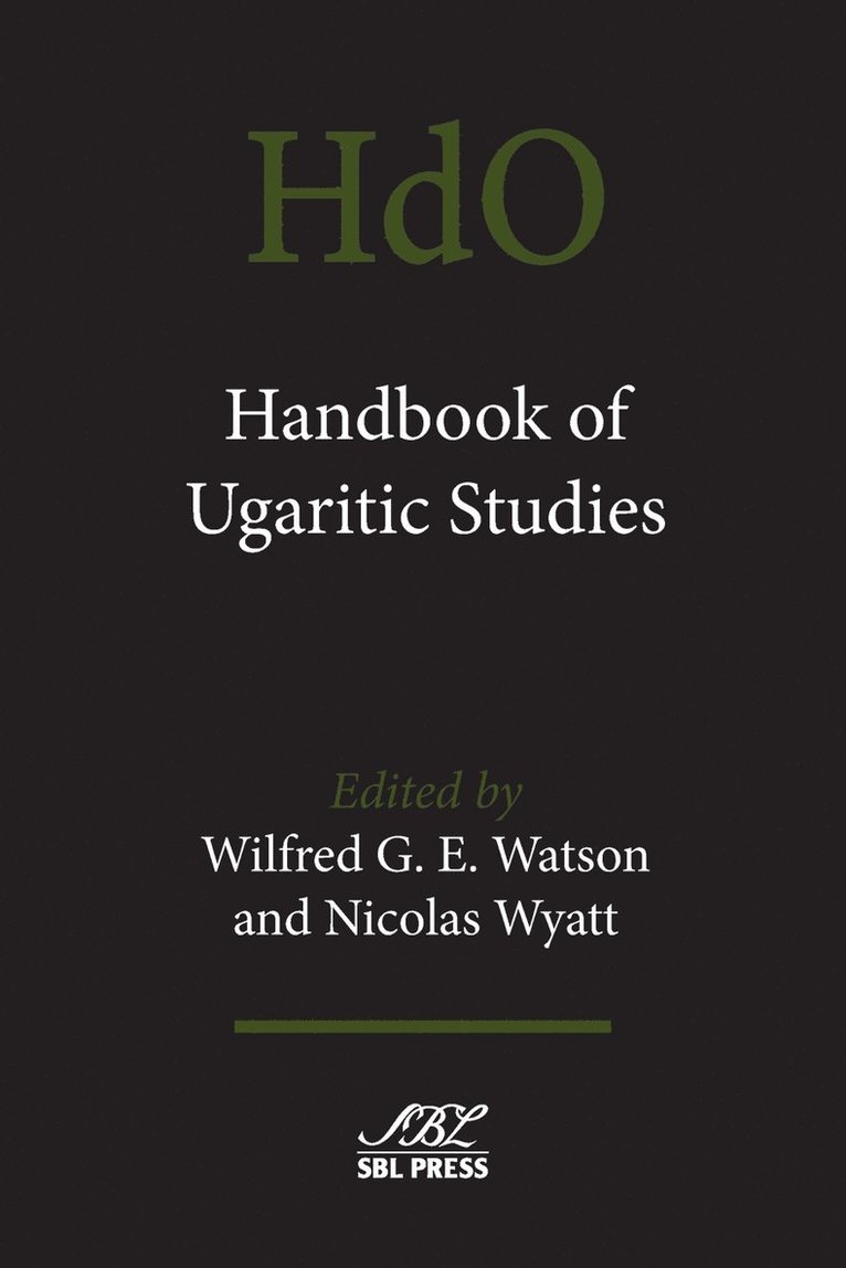 Handbook of Ugaritic Studies 1