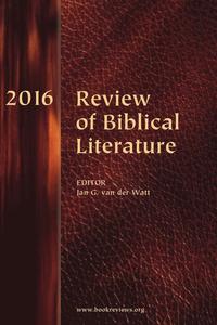 bokomslag Review of Biblical Literature, 2016