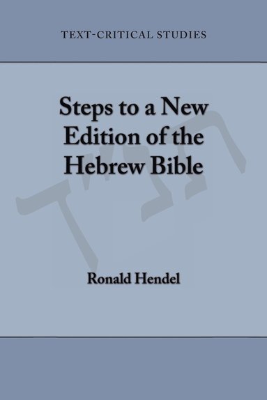 bokomslag Steps to a New Edition of the Hebrew Bible