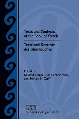 bokomslag Texts and Contexts of the Book of Sirach / Texte und Kontexte des Sirachbuches