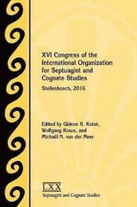 bokomslag XVI Congress of the International Organization for Septuagint and Cognate Studies