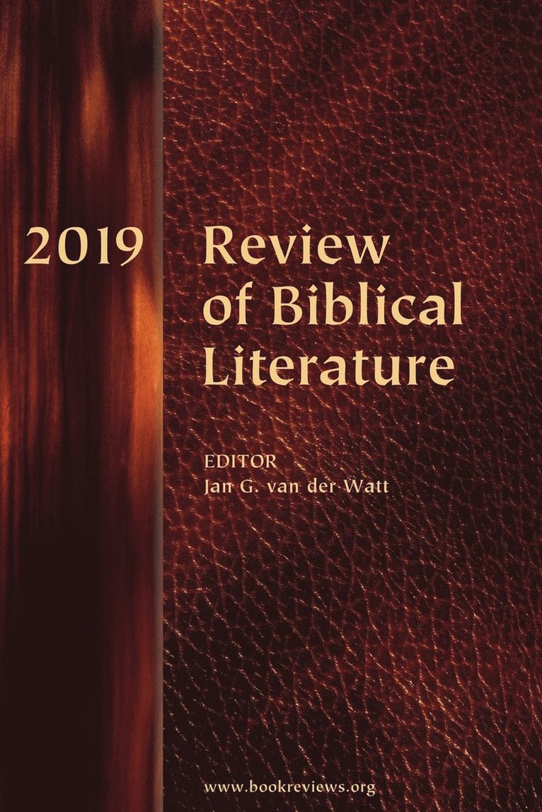 Review of Biblical Literature, 2019 1