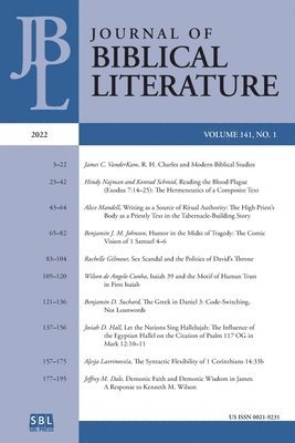 Susan E Hylen, Susan E. Hylen, E. Hylen, Susan - Journal of Biblical Literature 141.1 (2022), Häftad