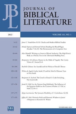 Journal of Biblical Literature 141.1 (2022) 1