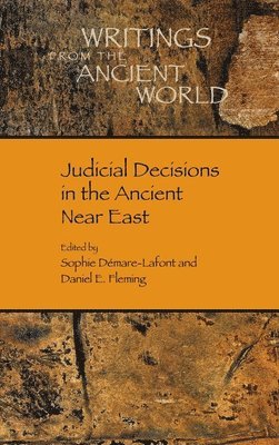 bokomslag Judicial Decisions in the Ancient Near East