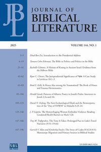 bokomslag Journal of Biblical Literature 144.1 (2025)