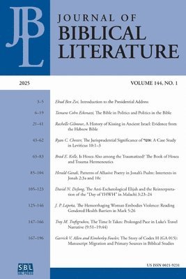 bokomslag Journal of Biblical Literature 144.1 (2025)