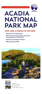 bokomslag Acadia National Park Map