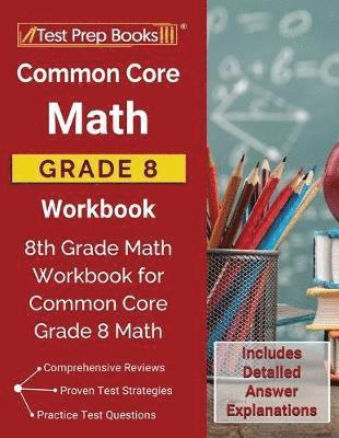 bokomslag Common Core Math Grade 8 Workbook