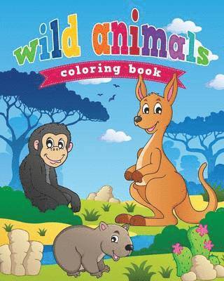 bokomslag Wild Animals Coloring Book