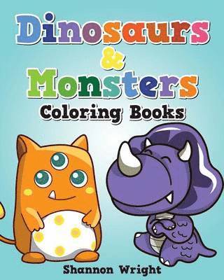 bokomslag Dinosaurs & Monsters Coloring Book