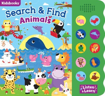Kidsbooks Publishing - Search & Find: Animals, Kartonnage