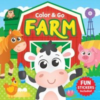 bokomslag Color & Go: Farm [With Crayons]
