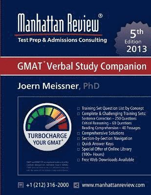 Manhattan Review GMAT Verbal Study Companion [5th Edition] 1
